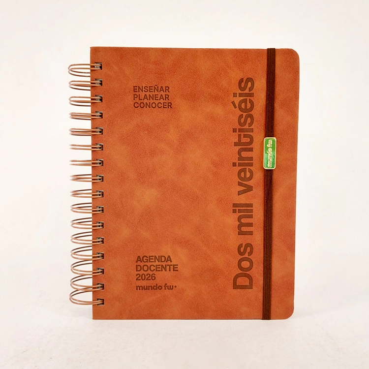 Agenda FW 2026 Docente Enseñar con Espiral Semanal 15x21 Art.201996